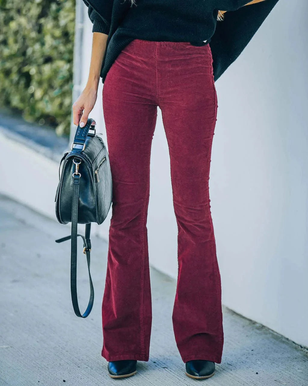 Selena – High-Waisted Flared Trousers for Women – Summer Style